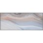 Soft Pink And Blue Agate Glass Wall Art 125x50cm by Ora Designs | Style Our Home