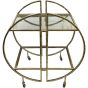 Saturn Hammered Drinks Trolley By Libra | Style Our Home