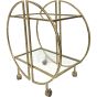 Saturn Hammered Drinks Trolley By Libra | Style Our Home