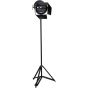 Clarky Spotlight on Black Tripod Base