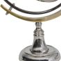 Colley Stainless Steel Armilliary Sculpture with Bone Globe By Libra | Style Our Home
