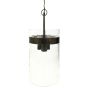 Atrium Three Light Glass Pendant Met Black - E14 60W by Libra Designs | Style Our Home