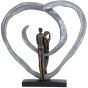 Love Sculpture In Circular Heart By Libra | Style Our Home