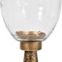 Sandbanks Iron and Hammered Glass Hurricane Large 79cm Floor Candle Hurricane By Libra | Style Our Home