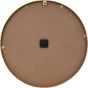 Riley 60cm Gold and Wood Effect Wall Clock By Libra | Style Our Home