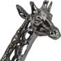 Courtney Black Nickel Hollow Giraffe 70cm Sculpture By Libra | Style Our Home