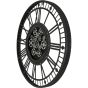 Gibson grey skeleton 90cm moving cog clock