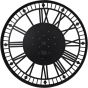 Gibson grey skeleton 90cm moving cog clock