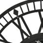 Gibson grey skeleton 90cm moving cog clock