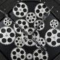Gibson grey skeleton 90cm moving cog clock