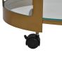Metropolitan Drinks Trolley - Satin Bronze  By Libra | Style Our Home