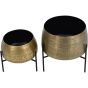 Harri Tabletop Brass Set of 2 Planters