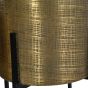Clyde Floor Standing Brass Set of 2 Planters on Black Stands By Libra | Style Our Home