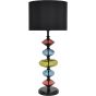 Eva Table Lamp in Ebony Black and Green Glass (Base Only) â€“ E27 By Libra | Style Our Home