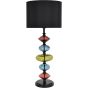 Eva Table Lamp in Ebony Black and Green Glass (Base Only) â€“ E27 By Libra | Style Our Home