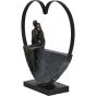 Couple Inside Heart Sculpture By Libra | Style Our Home