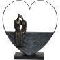 Couple Inside Heart Sculpture By Libra | Style Our Home