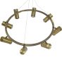 Stukely Eight Spotlight Pendant Lamp By Libra | Style Our Home