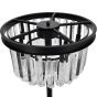 Cowdray Glass Droplet Circular Floor Lamp By Libra | Style Our Home