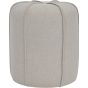 Seamed Button Stool in Oatmeal Fabric By Libra | Style Our Home