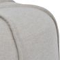 Seamed Button Stool in Oatmeal Fabric By Libra | Style Our Home