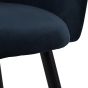 Langley Dining Chair in Royal Blue Velvet By Libra | Style Our Home