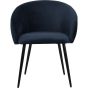 Langley Dining Chair in Royal Blue Velvet By Libra | Style Our Home