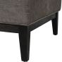 Theodore Buttoned Stool in Warm Grey Fabric  By Libra | Style Our Home