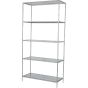 Patterdale Hand Forged Shelving Unit Table Chalk White with Glass Shelves By Libra | Style Our Home