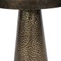 Sandbanks Iron Side Table in Rustic Antique Gold by Libra | Style Our Home