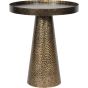 Sandbanks Iron Side Table in Rustic Antique Gold by Libra | Style Our Home