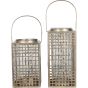 Barossa Fretwork Square Lantern Small  By Libra | Style Our Home
