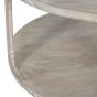 Beadnell Solid Carved Wooden Coffee Table in Whitewash Finish by Libra | Style Our Home