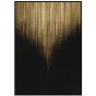 Golden Rain Foiled Framed Canvas 140x100cm By Libra | Style Our Home