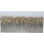 Abstract Golden Reeds Canvas  By Libra | Style Our Home