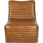 Trinity Brown Cognac Leather Occasional Chair by Libra | Style Our Home 
