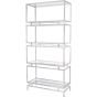 Abington Stainless Steel Frame and Clear Glass Large Display Unit by Libra Designs | Style Our Home
