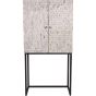 Bone Inlay Purple Bar Cabinet