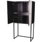 Bone Inlay Purple Bar Cabinet