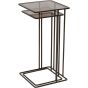 Salzburg Set of 2 Glass and Metal Side Tables Dk Gold by Libra Designs | Style Our Home
