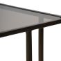 Salzburg Set of 2 Glass and Metal Side Tables Dk Gold by Libra Designs | Style Our Home
