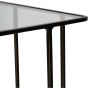 Salzburg Set of 2 Glass and Metal Side Tables Dk Bronze by Libra Designs | Style Our Home
