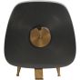 Mid Century Style Aluminium Table Clock Large 28cm by Libra Designs | Style Our Home
