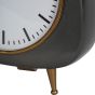 Mid Century Style Aluminium Table Clock Large 28cm by Libra Designs | Style Our Home
