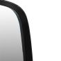 Lin Dark Graphite Textured Aluminium Mirror Small