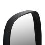 Lin Dark Graphite Textured Aluminium Mirror Slim
