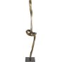 Charlie Textured Brass Aluminium Abstract Sculpture by Libra Designs | Style Our Home
