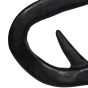 Isla Large Textured Black Aluminium Abstract Sculpture by Libra Designs | Style Our Home
