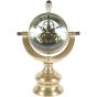 Columbia Antique Brass Finish Mantle Clock by Libra Designs | Style Our Home
