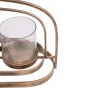 Laura Ashley Aged Gold Loop Five Votive Holder by Libra Designs | Style Our Home
